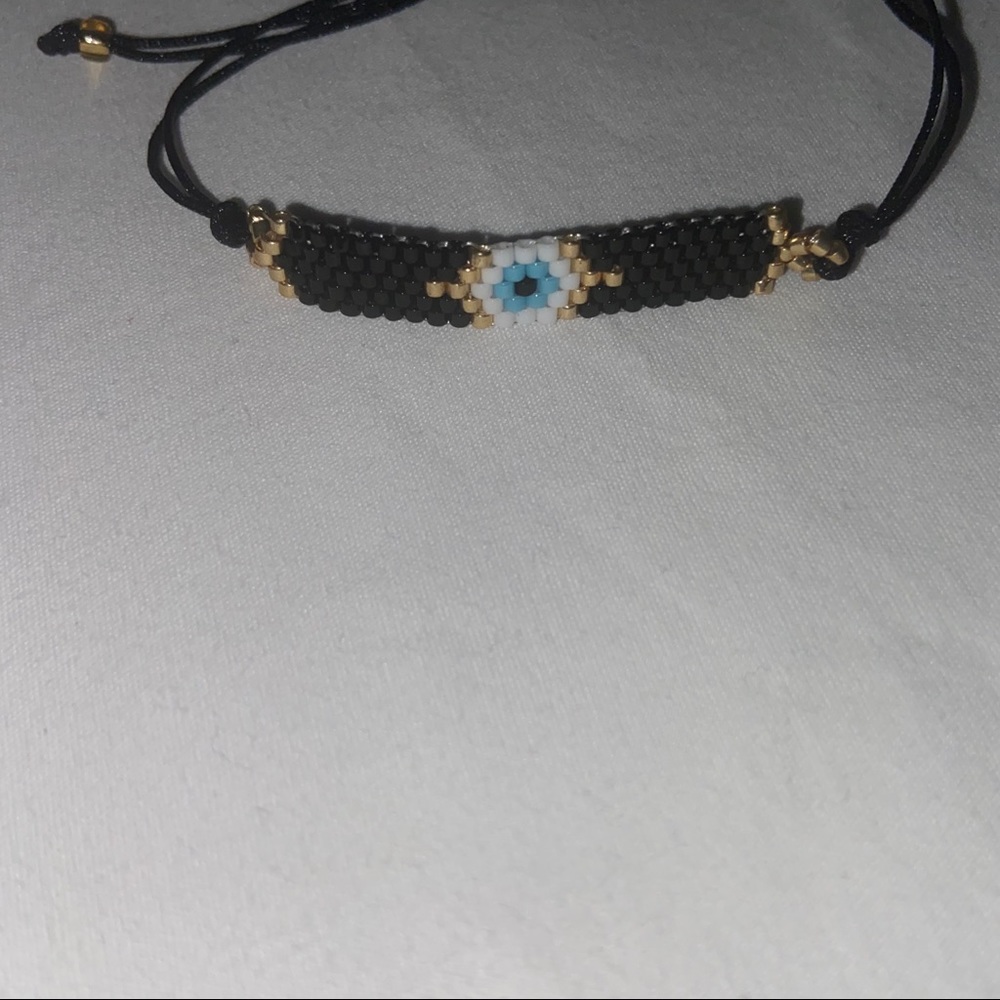 Evil eye beaded bracelet
